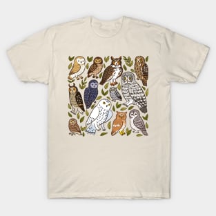 Cute owl kinds T-Shirt